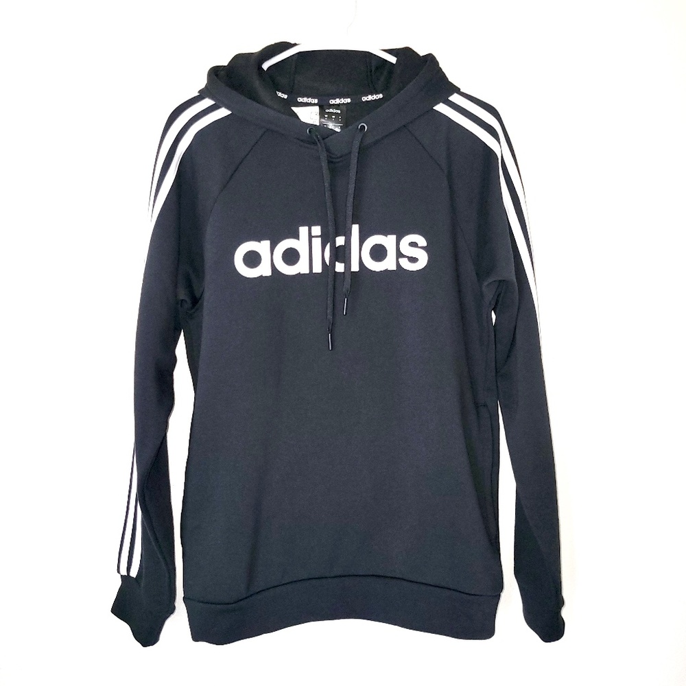 Adidas Fleece Hoodie Sweatshirt - Small